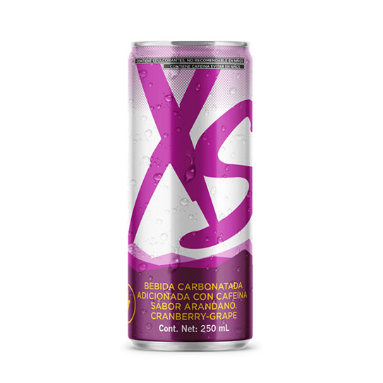 XS Cranberry Grape 24 pack Amway México.